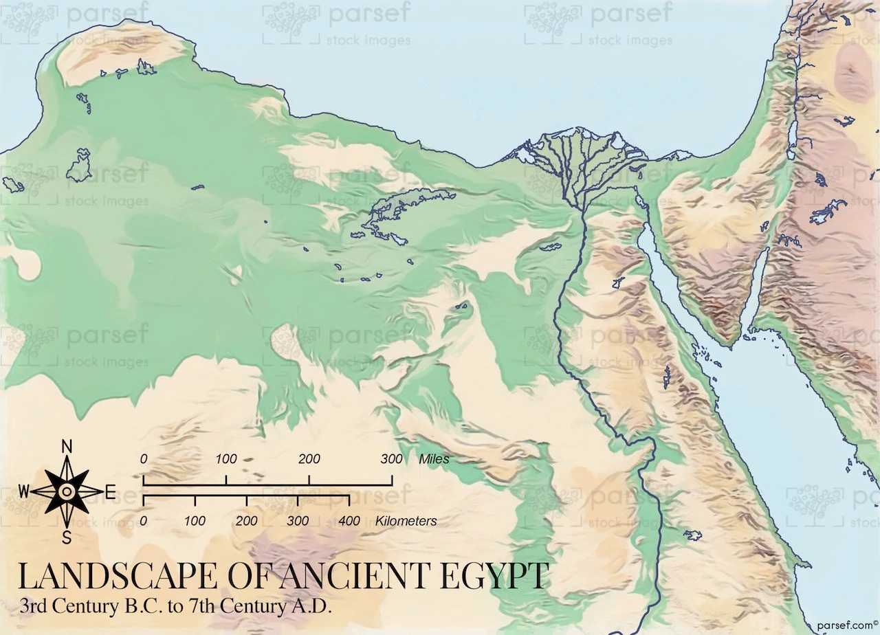 Egypt After the Pharaohs – Exploring the Landscape of Ancient Egypt Map bible map